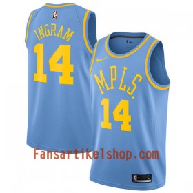NBA Los Angeles Lakers Trikot Brandon Ingram 14 Nike 2017-18 Hardwood Classics Blau Swingman - Herren